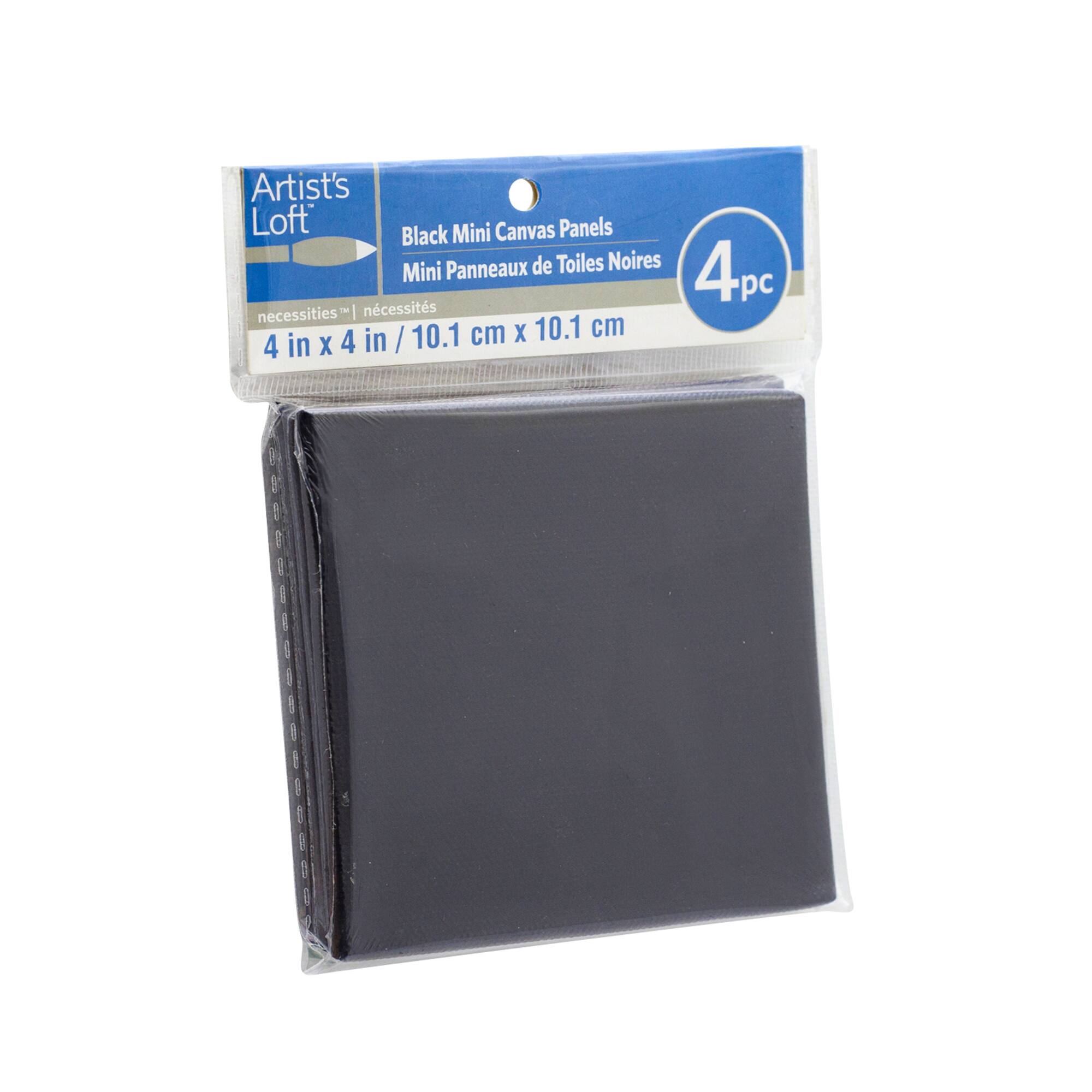 4 Pack 4" x 4" Mini Canvas Panels by Artist's Loft™ Necessities